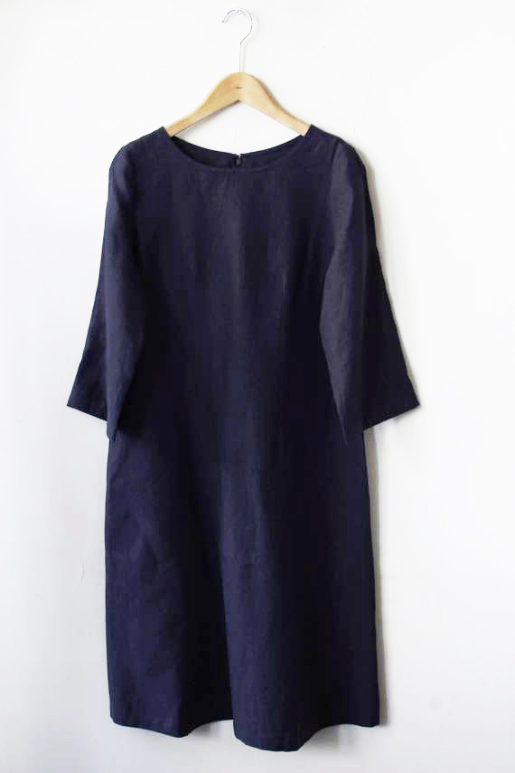 No.112袖付きシンプルワンピース<br>袖Aシンプルスリーブ L